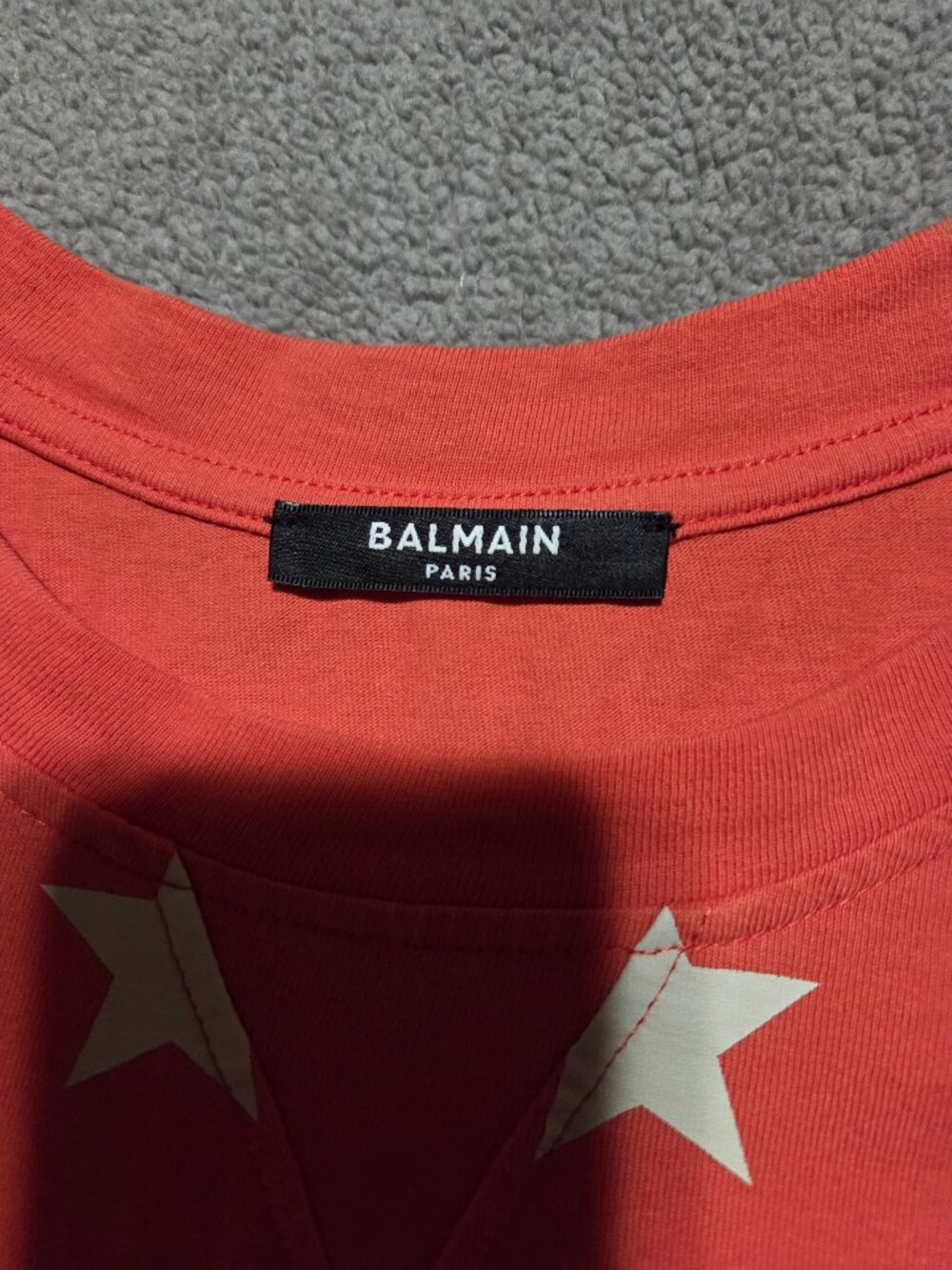 Balmain Short sleeved designer T-shirt